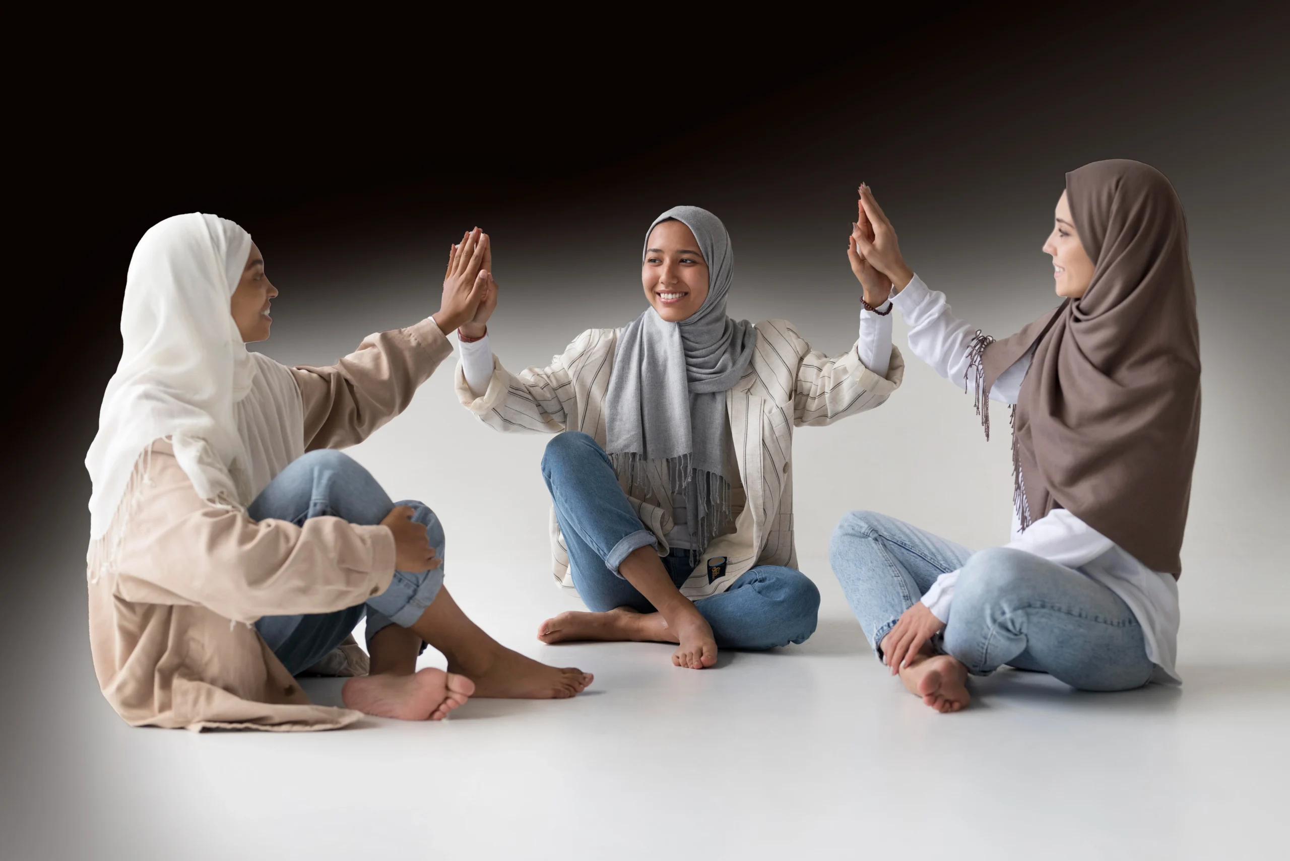 religious beliefs, three women